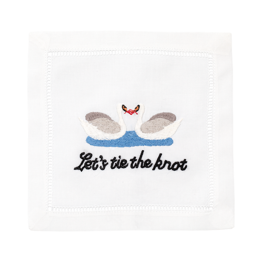 Tie The Knot Cocktail Napkins